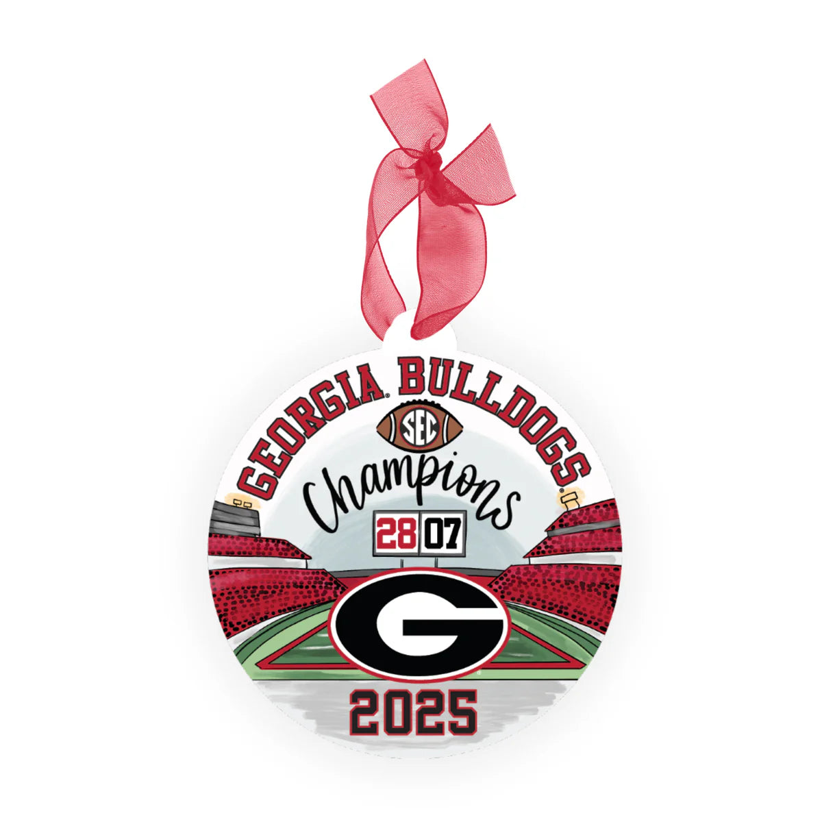 Glory Haus - Ornament - 2025 SEC Champions UGA