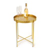 Accent Table - Gold Scalloped Edge - Findlay Rowe Designs