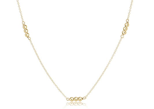 enewton- choker joy simplicity chain gold - 3mm gold