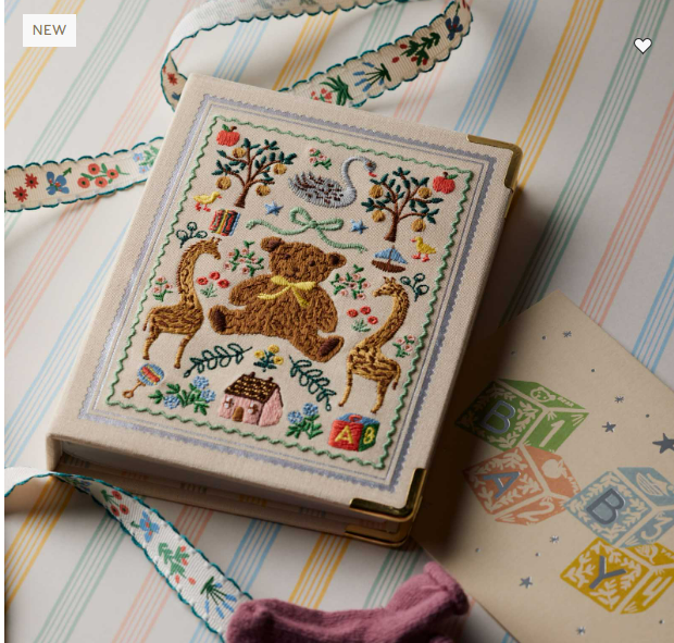 Rifle Paper Co - Embroidered Small Photo Album - Storybook - Findlay Rowe Designs
