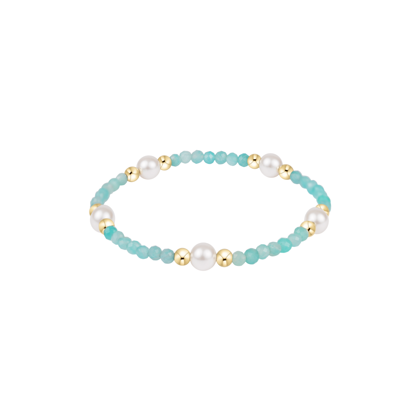 Enewton - Extends Purpose Pearl 4mm Gem Bracelet - Amazonite - Findlay Rowe Designs
