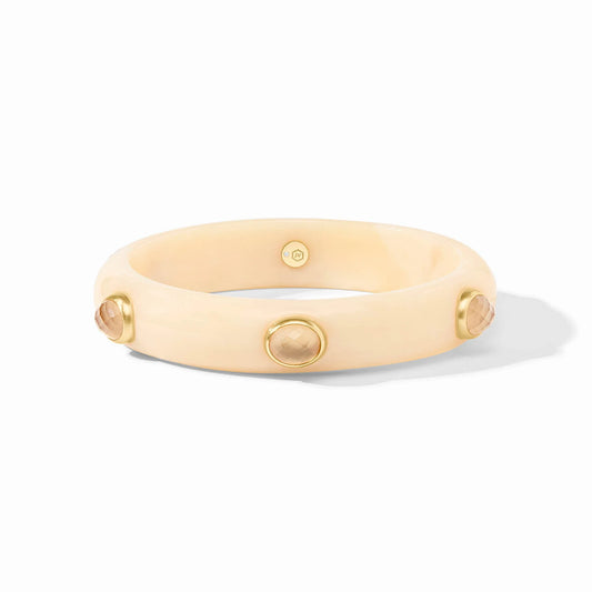 Julie Vos - Bangle - Carnaby Stone - Ivory - Medium - Findlay Rowe Designs