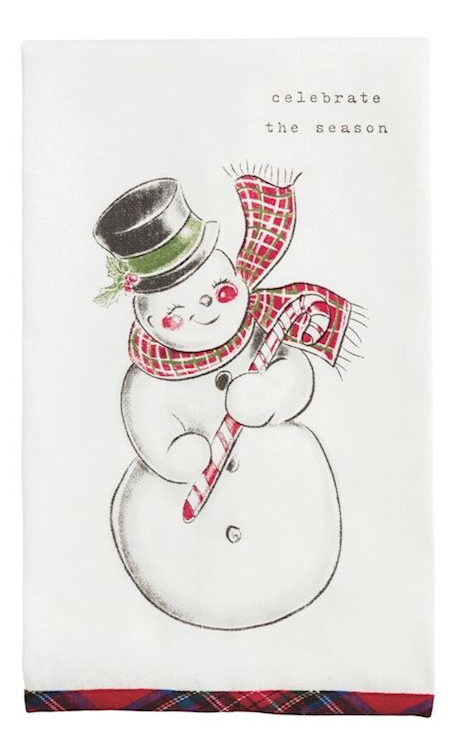 Mud Pie - Christmas Cloth Towels - Classic Retro