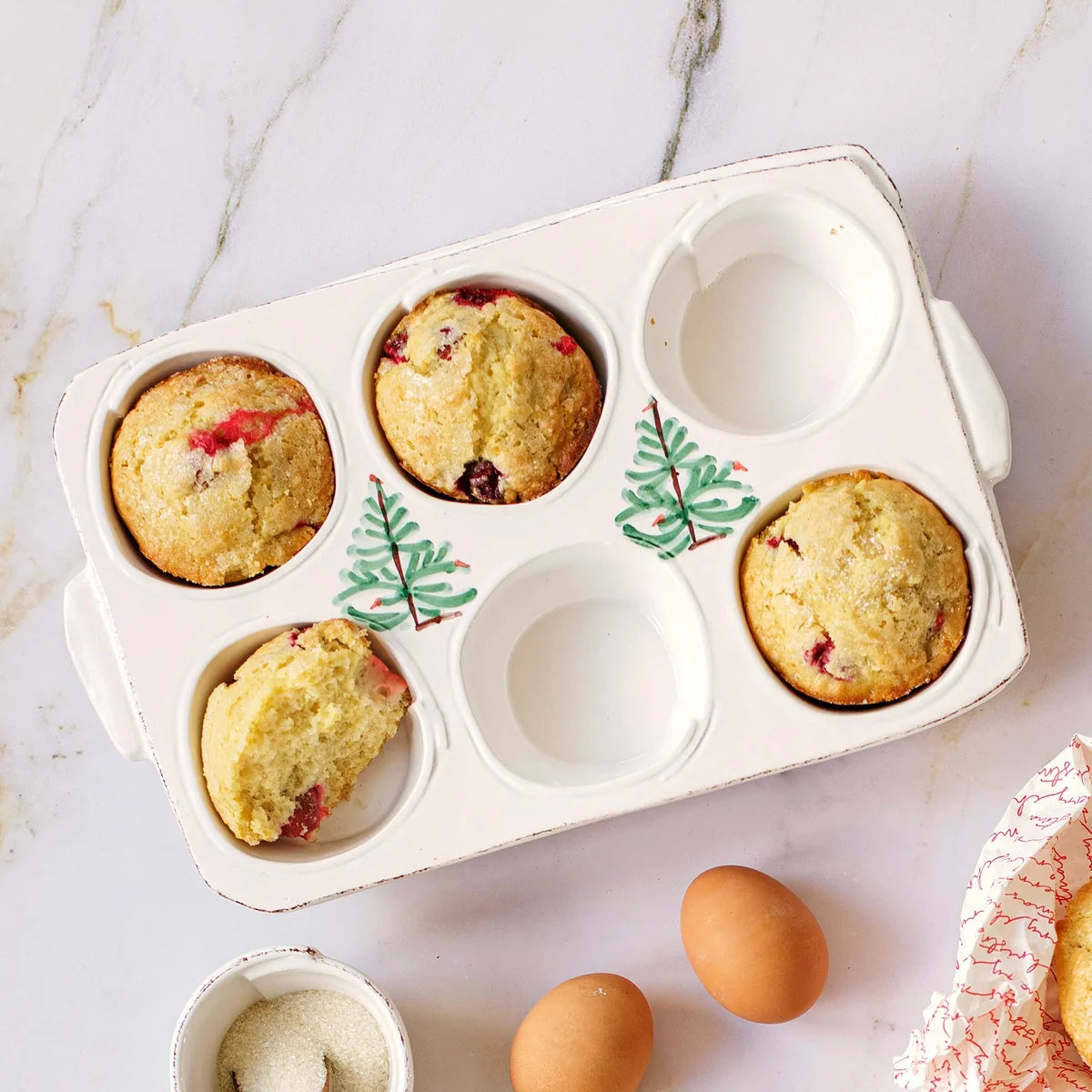 Vietri - Lastra Holiday Muffin Tin - Findlay Rowe Designs