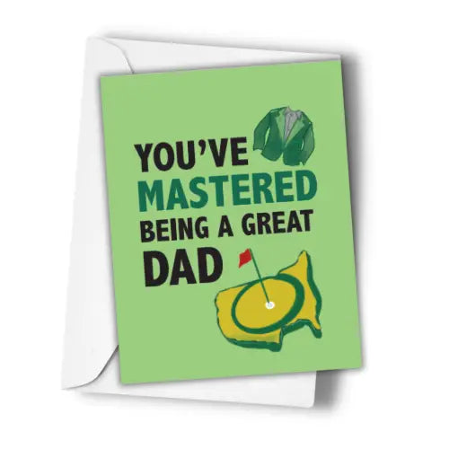 Hey Y'all Party - Greeting Card - Mastered Being a Great Dad - Findlay Rowe Designs