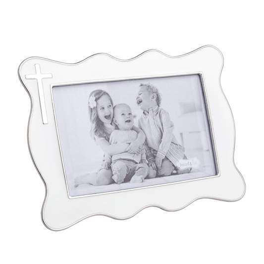 Mud Pie - 4x6 Frame - Enamel Cross - Findlay Rowe Designs