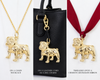 Caroline Hill - Chelsey Gold Charm - Standing Bulldog - Findlay Rowe Designs