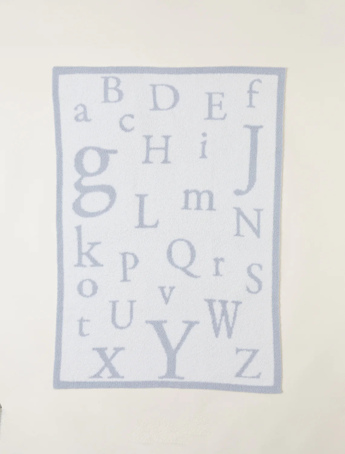 Barefoot Dreams - ABC Blanket - CozyChic® - Ocean/Cream - Findlay Rowe Designs