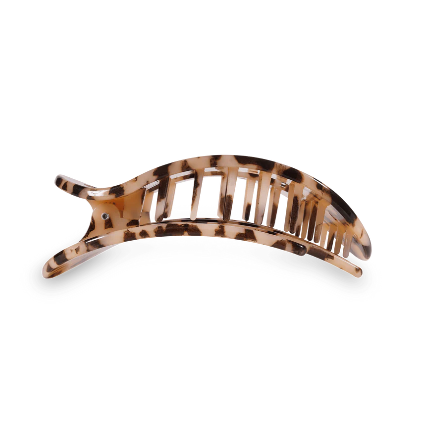 Teleties - Flat Round Clip - Blonde Tortoise - Large - Findlay Rowe Designs