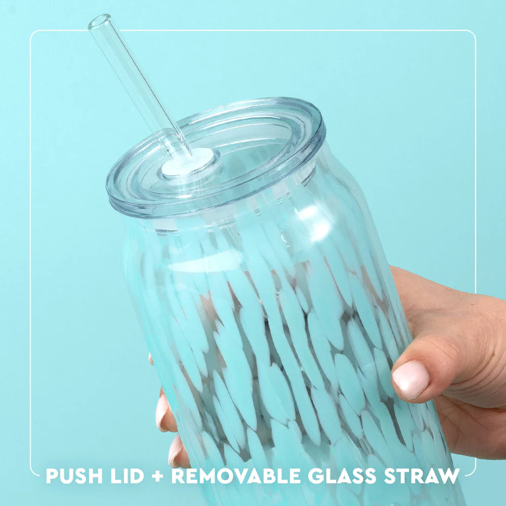 Swig - Hydrangea - Handblown Glass - 23oz - Findlay Rowe Designs