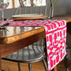 Ramsay Gourd Home - Table Runner - Pagoda - Crimson - Findlay Rowe Designs