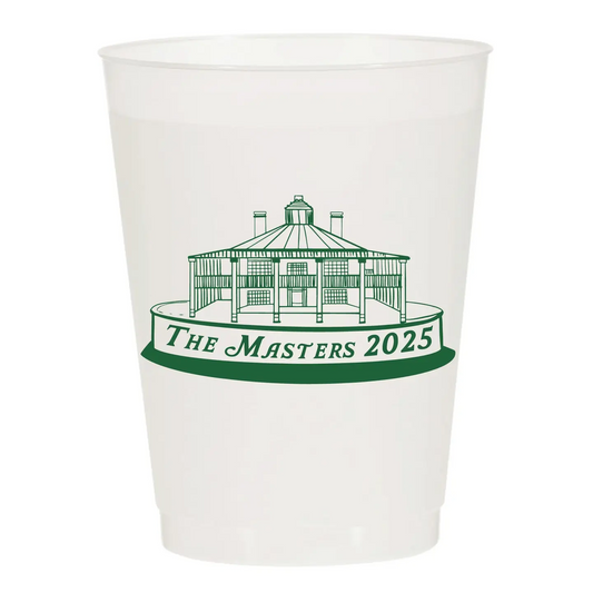 The Masters - Frosted Party Cups - Augusta National Clubhouse 2025 - Findlay Rowe Designs