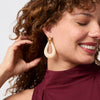Julie Vos - Earring - Carnaby Doorknocker - Ivory - Findlay Rowe Designs