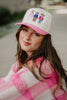 KatyDid - Teddy Bears Trucker Hat - Pink Tan - Findlay Rowe Designs