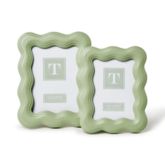 Frame - Wavy Wood - Green - Findlay Rowe Designs