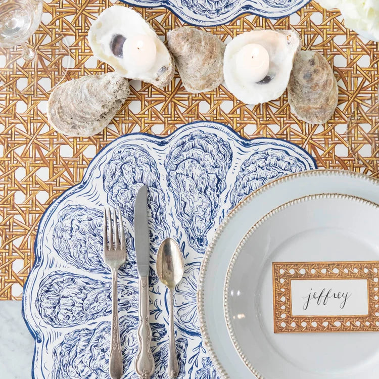 Hester & Cook - Table Runner - Rattan Weave