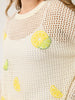 Shiraleah - Mesh Sweater - Citrus - Ivory - Findlay Rowe Designs