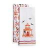 Towel - Haunted Pagoda - Set of 2 - Findlay Rowe Designs