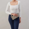 Hobo - Vida Wristlet - Nubuck Leather Golden Granite