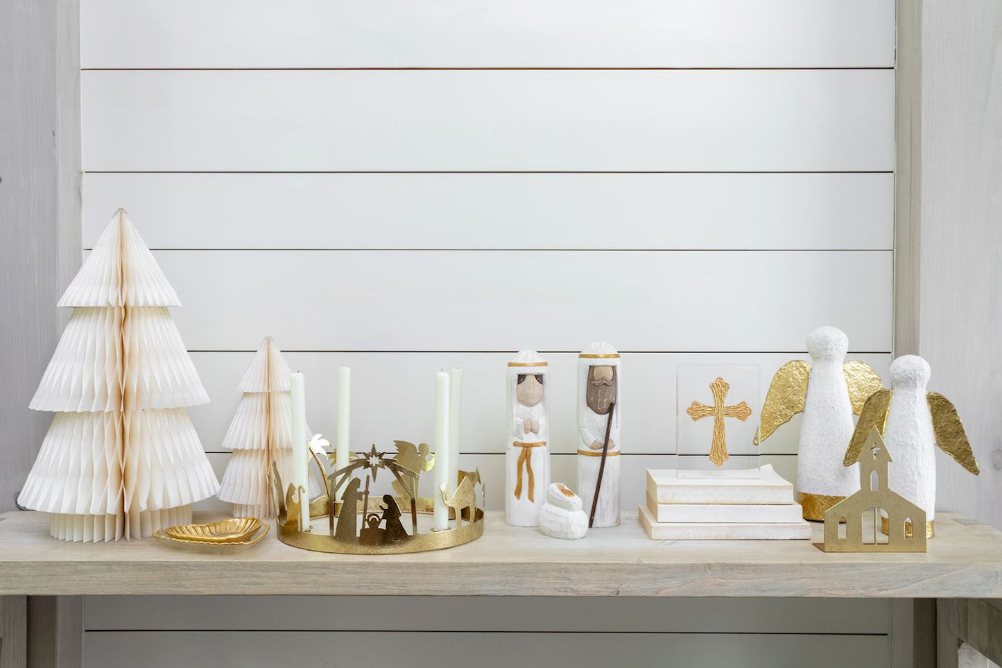 Mud Pie - Acrylic Cross Block