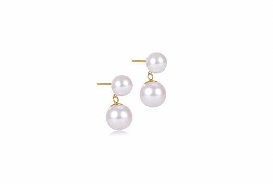 Enewton - Classic Pearl 10mm Ball Drop Stud - Pearl - Findlay Rowe Designs