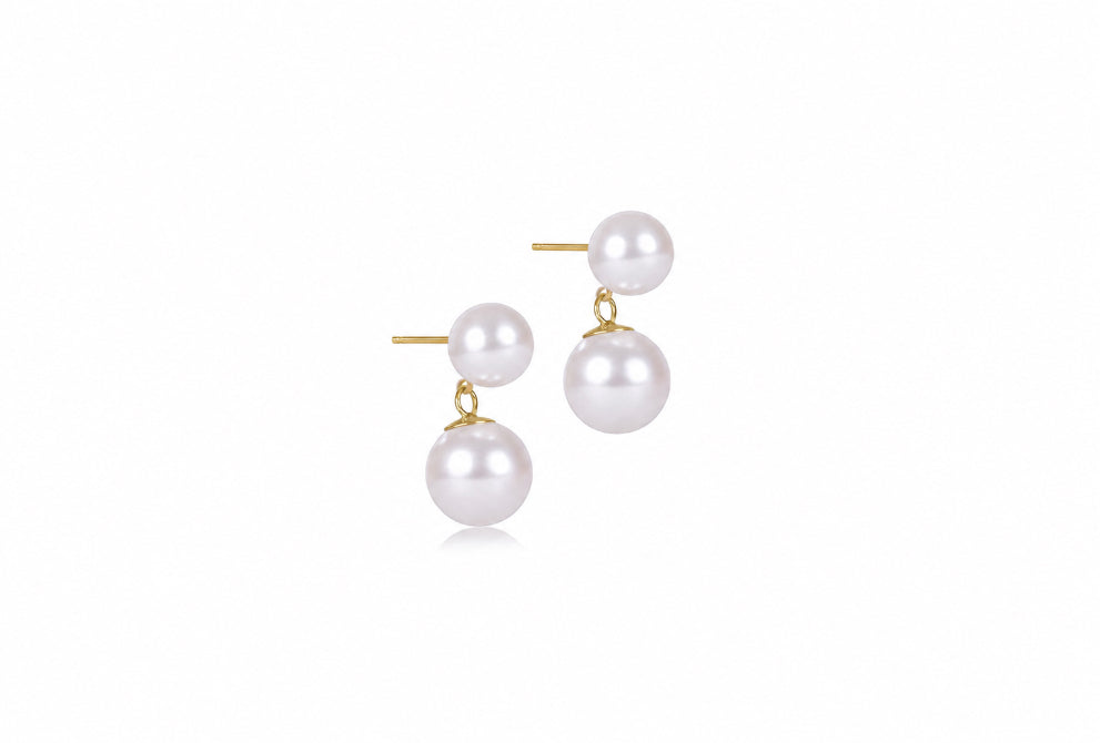 Enewton - Classic Pearl 10mm Ball Drop Stud - Pearl - Findlay Rowe Designs