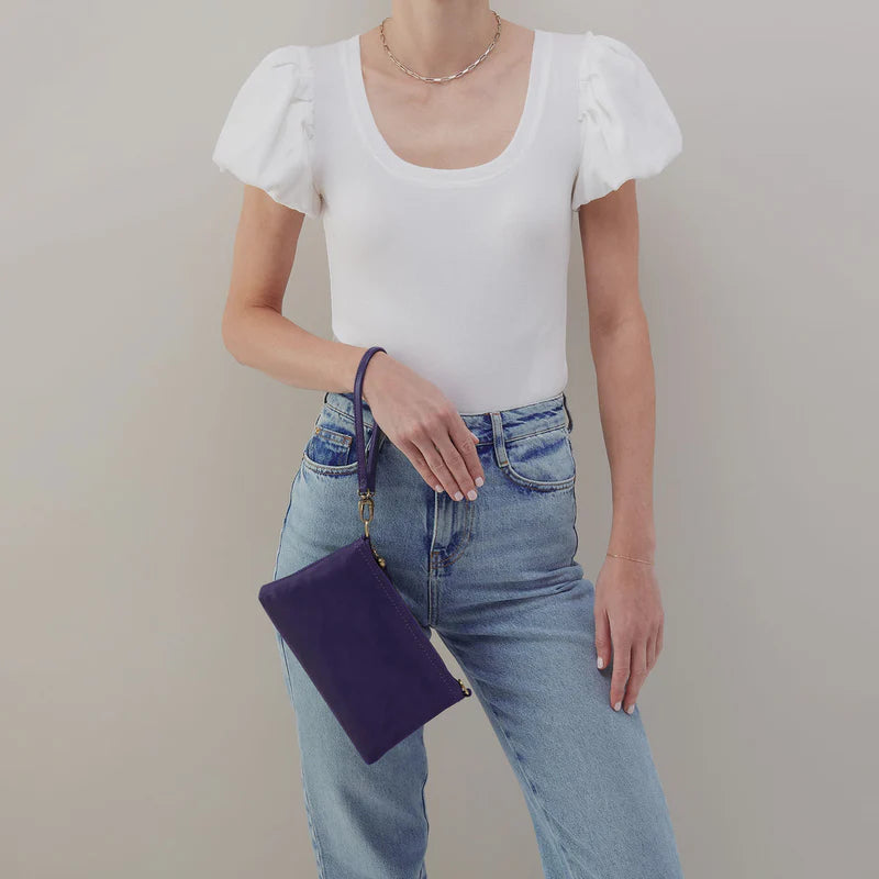 Hobo - Darcy Crossbody -  Polished Leather  Winter Violet