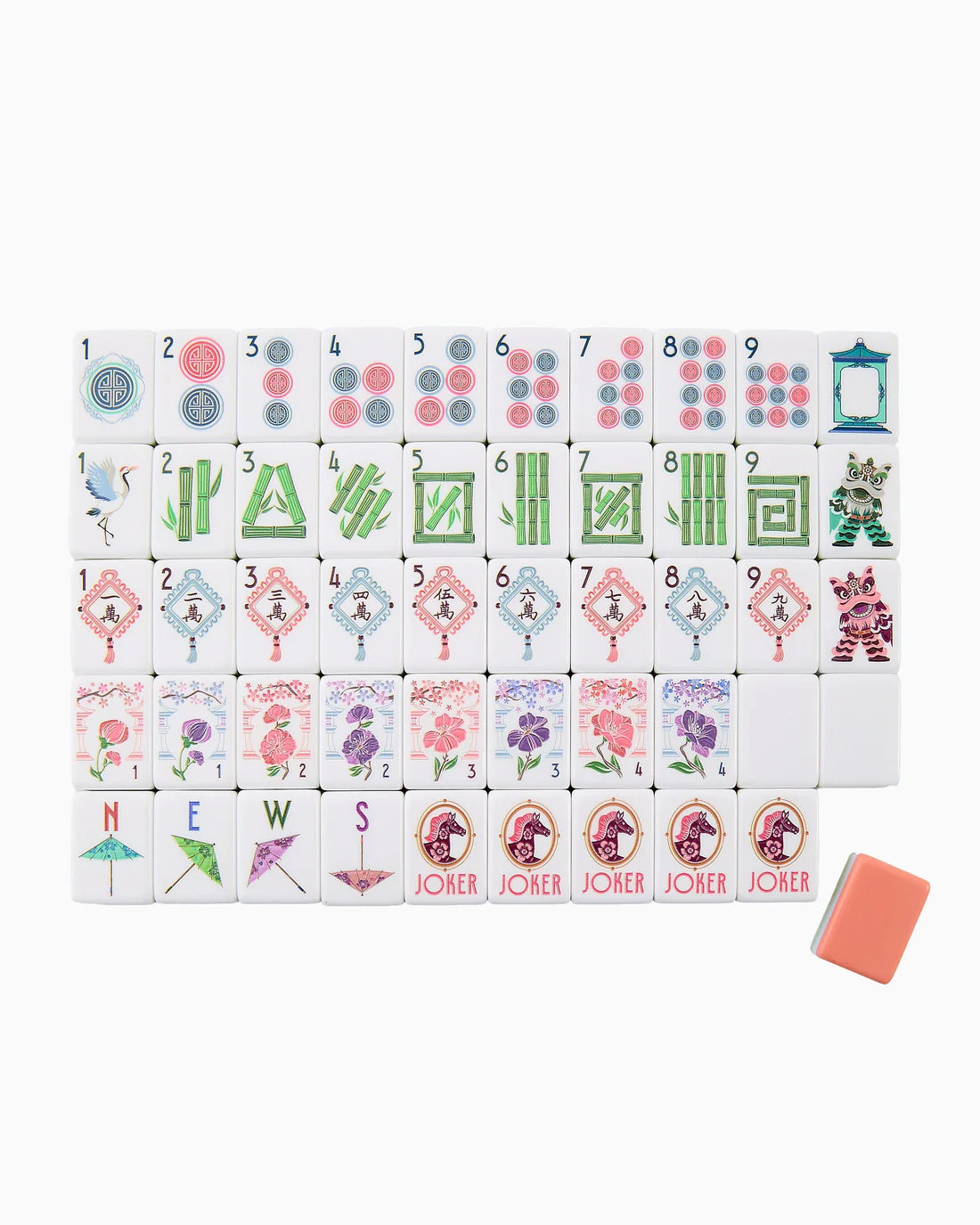 Oh My Mahjong - Solara Mahjong Tiles - Findlay Rowe Designs