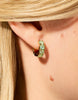 Spartina - Earrings - Ardsley Gem Hoop Teal  - 14mm - Findlay Rowe Designs