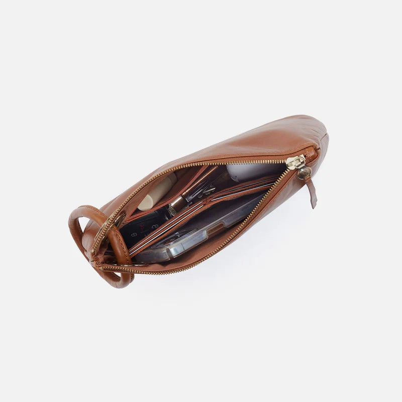 Hobo - Daisy Daze Large Wristlet - Polished Leather - Truffle - Findlay Rowe Designs