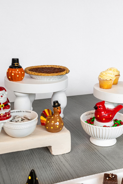 Mud Pie - Pumpkin Pilgrim Light-Up Sitter - Findlay Rowe Designs