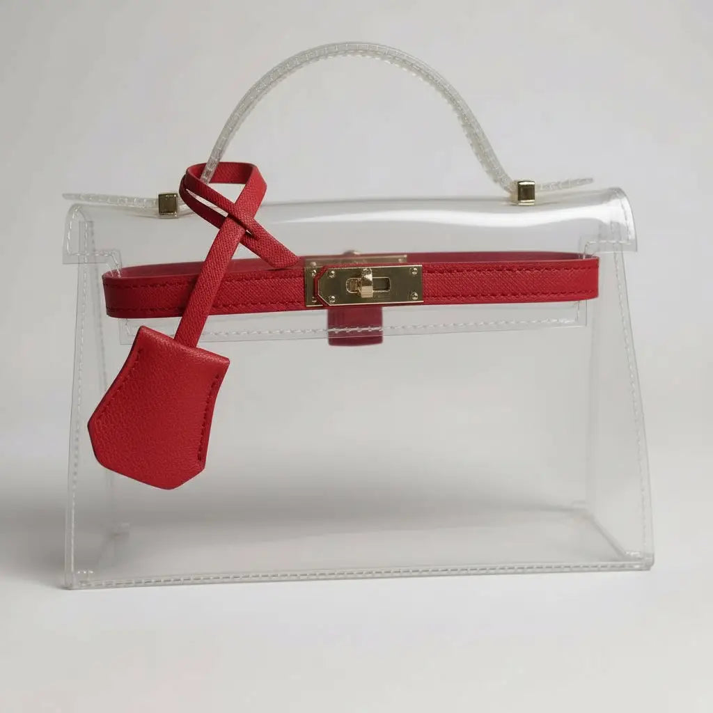 Gameday Luxe - Mini Andrea Clear Bag - Findlay Rowe Designs