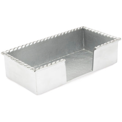 Napkin Holder - Guest - Rope Edge - Silver - Findlay Rowe Designs