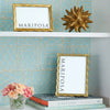 Mariposa - Frame - 4x6 Wavy - Gold Tone
