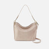 Hobo - Pier Shoulder Bag - Aniline Gloss Leather  Stone Gloss