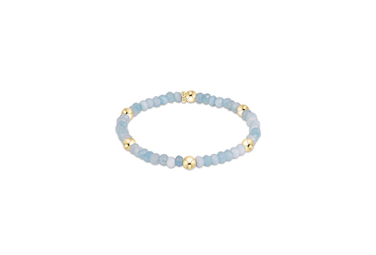 Enewton - Extends Presence Gemstone 4mm Bracelet - Aquamarine - Findlay Rowe Designs