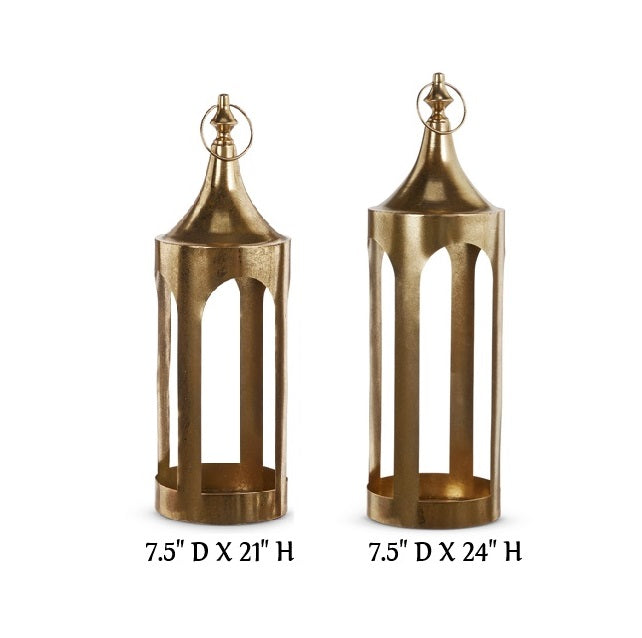 Gold Decorative Lantern - Findlay Rowe Designs