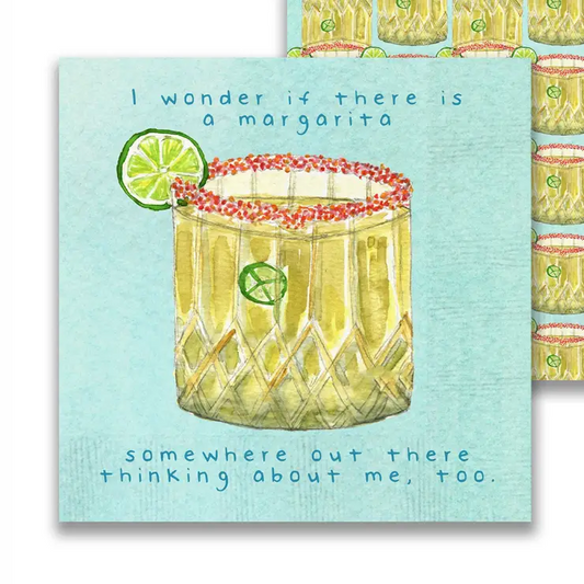 Cocktail Napkins - Margarita Thinking About Me - Findlay Rowe Designs