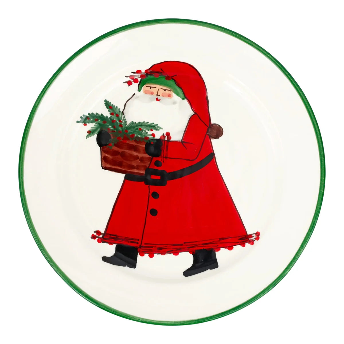 Vietri - Old St. Nick - Round Platter - Findlay Rowe Designs