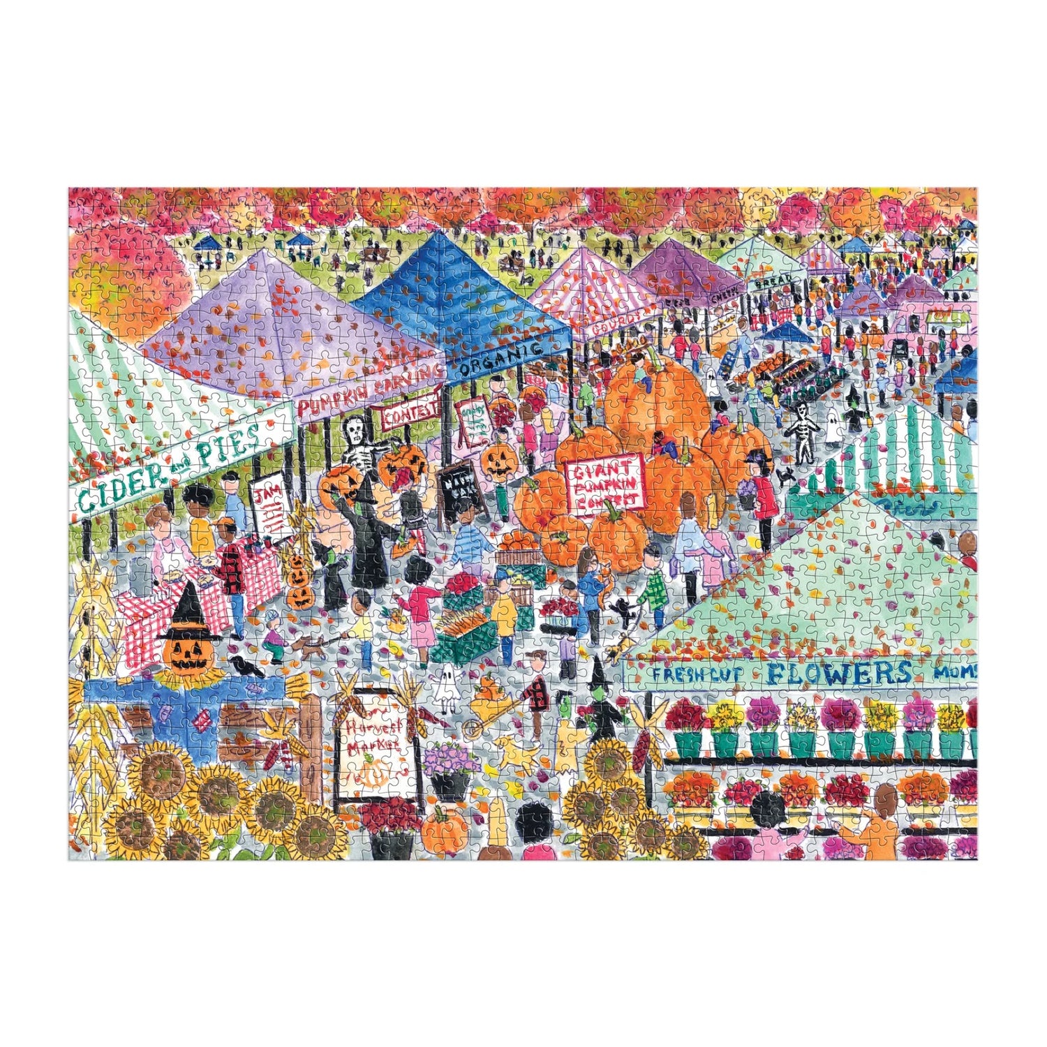 Puzzle - Storrings Harvest Market - 1000pc - Findlay Rowe Designs