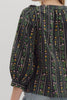 Entro - Top - Floral Ruffle 3/4 sleeve - Findlay Rowe Designs
