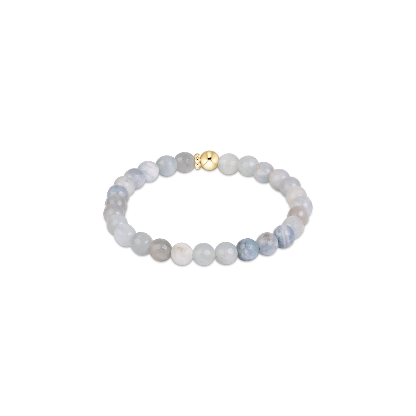 Enewton - Classic Gemstone 6mm Bracelet - Aquamarine