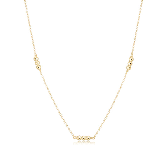 Enewton - 17" Choker Joy Simplicity Chain Gold - Gold 3mm - Findlay Rowe Designs