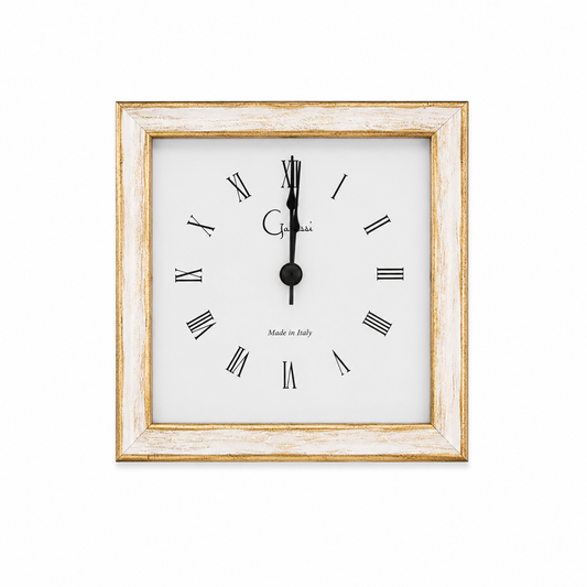 Galassi - Clock 3x3 - Cream Florentine