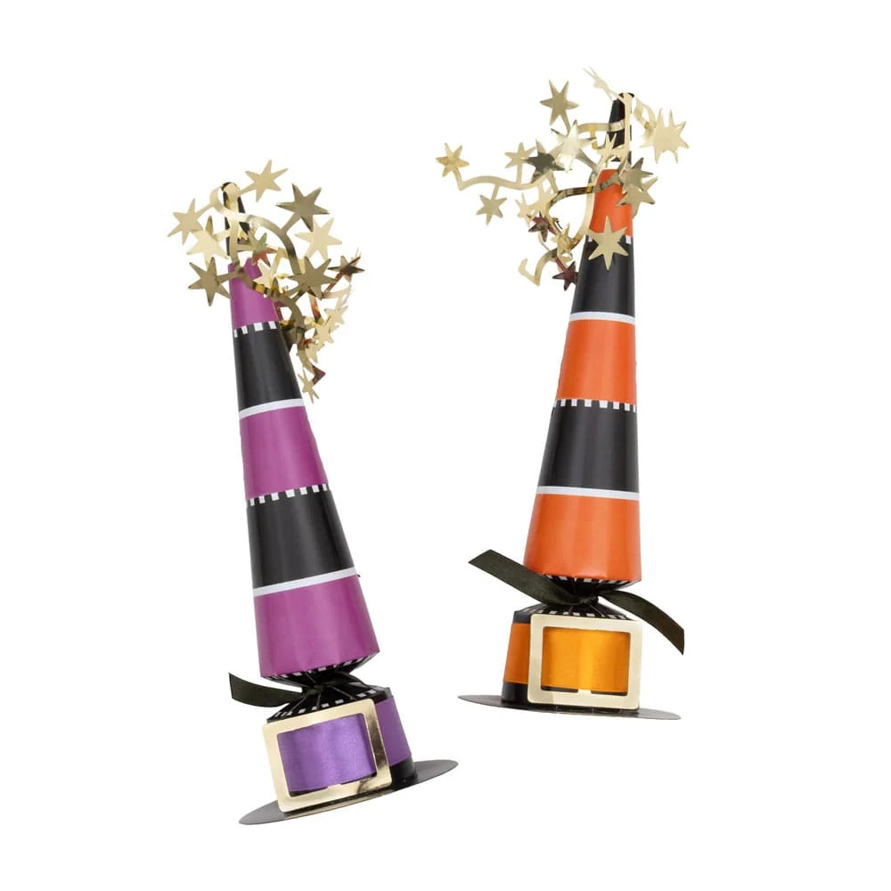 Caspari - Witches Hats Cone Crackers Boxed 6 - Findlay Rowe Designs
