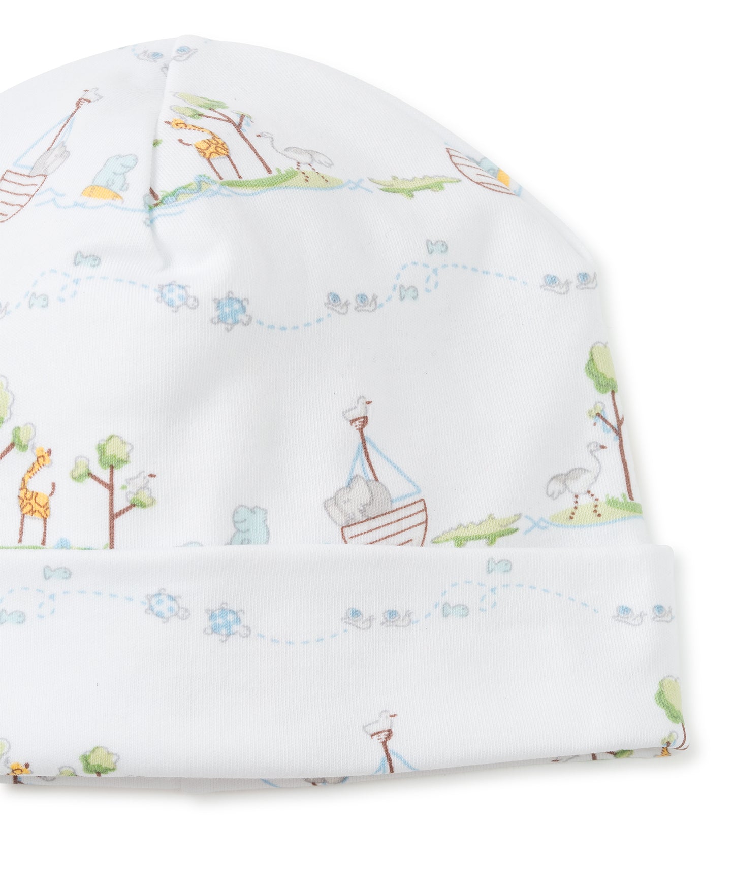Kissy Kissy - Hat - Noah's Print - Blue - Findlay Rowe Designs