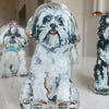 Chelsea McShane -  Acrylic Shelfie - Shih Tzu - White- Large - Findlay Rowe Designs