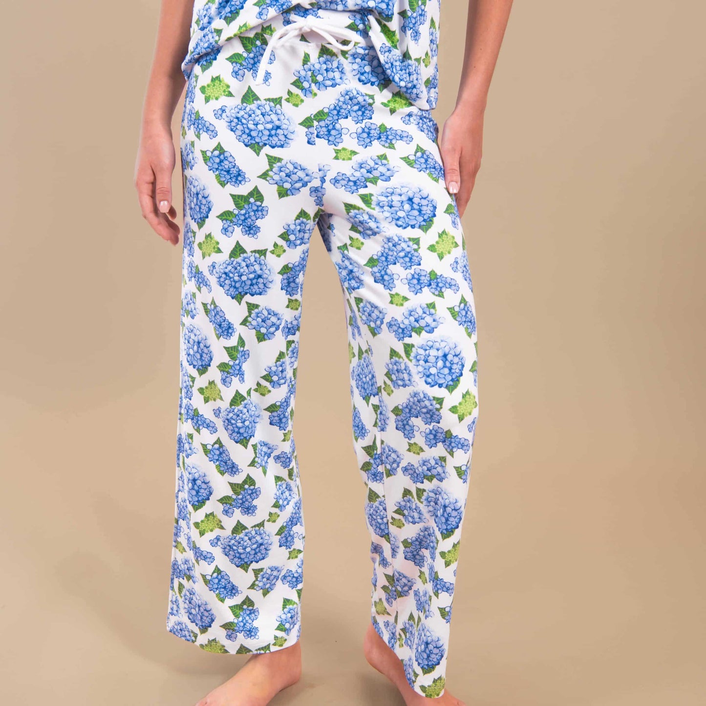 Amanda Blu - PJ Pant - Blue Hydrangea - Findlay Rowe Designs