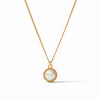 Julie Vos - Necklace - Fleur-de-Lis Solitaire - Pearl - Gold - Findlay Rowe Designs
