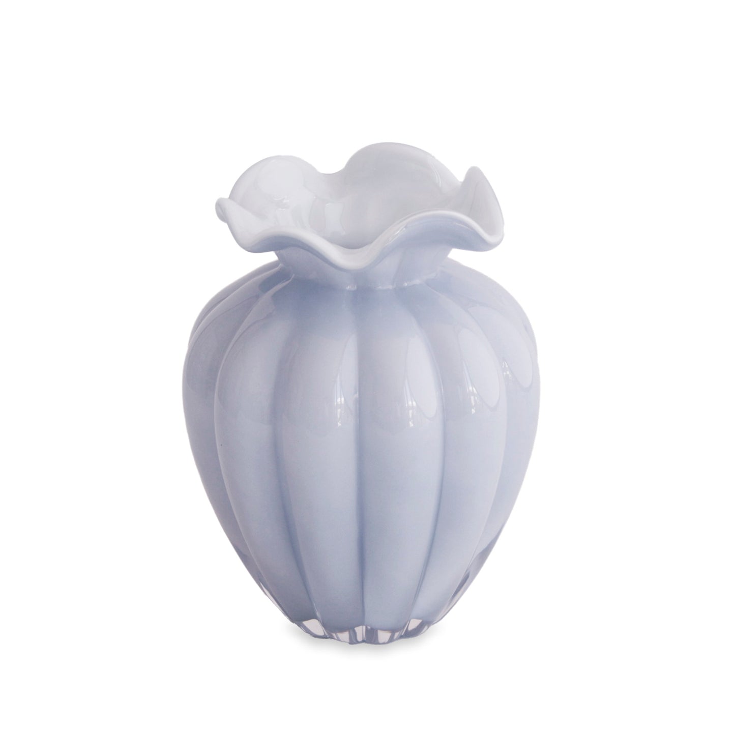 Vase - Vento Large Glass - Periwinkle